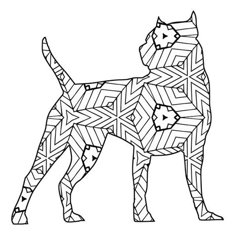 printable geometric animal coloring pages