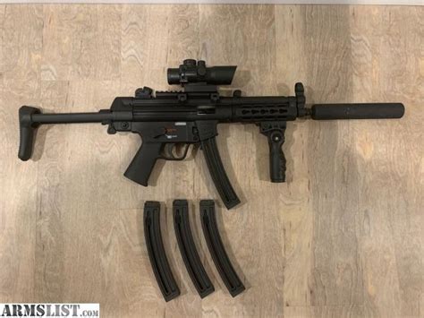 Armslist For Sale Hk Mp5 A5 22lr Tactical Rimfire Rifle Walther
