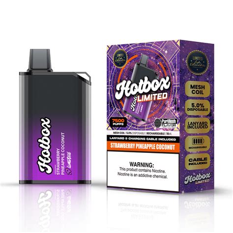 Hotbox Limited 7500 Puff Disposable Vape The Puff Brands