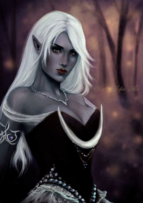 Female Drow Noble Dark Elf Female Elf Elves Fantasy