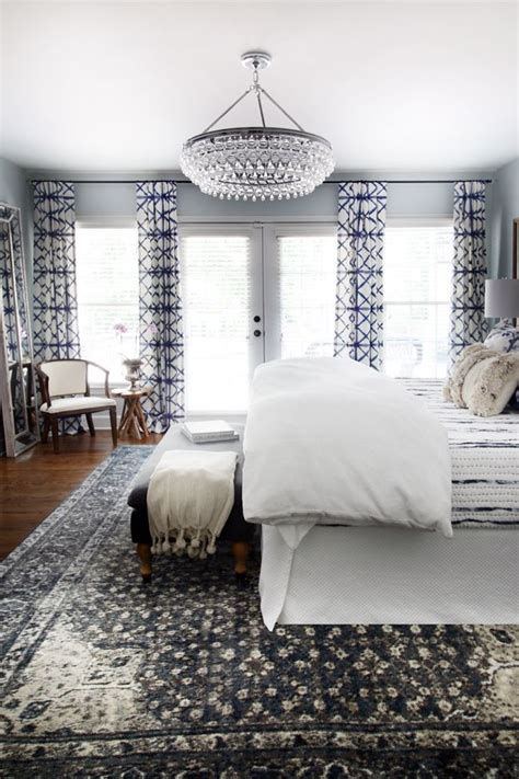 Get inspired to make an impact with a traditional chandelier blends seamlessly with this sweet master bedroom by matthew yee interiors. One Room Challenge // Bedroom Reveal | Master bedroom ...