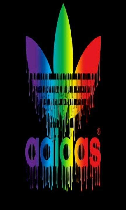 Rainbow Adidas Adidas Adidas Iphone Wallpaper Art Logo