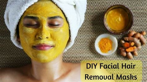 6 best diy facial hair removal masks