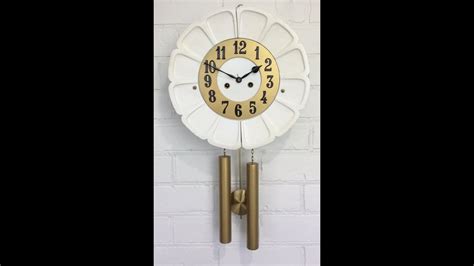 Restored Gustav Becker Wall Clock Strike Chime Sound Pendulum 12 Day