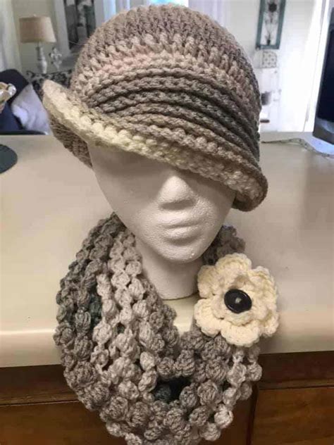 Crochet Vintage Cloche Hat Pattern 1920s Flapper Littlejohns Yarn
