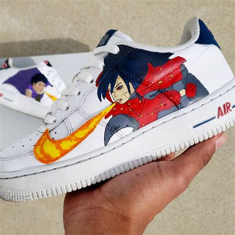 Nike Air Force 1 Custom Naruto Sasuke Vs Naruto Air Force 1s For