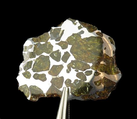Imilac Pallasite Meteorite Slab Circa 1822 26 Grams Imilac Atacama