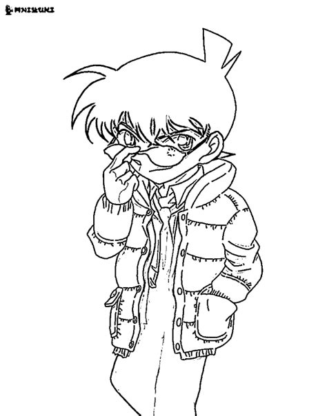 Detective Conan Coloring Pages Printable For Free Download