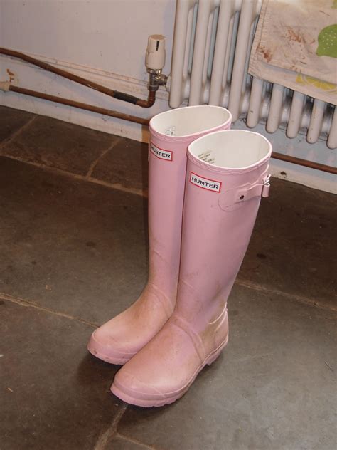 Pink Hunter Wellies Karen Cowell Flickr