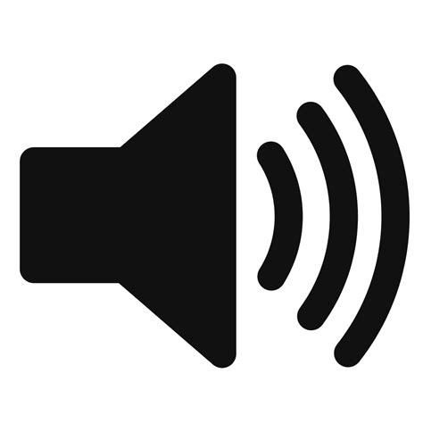 Sound Icon Vector At Getdrawings Free Download