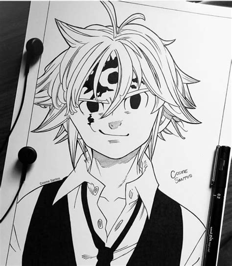 Meliodas Como Desenhar O Personagem De Nanatsu No Taizai Facil Images