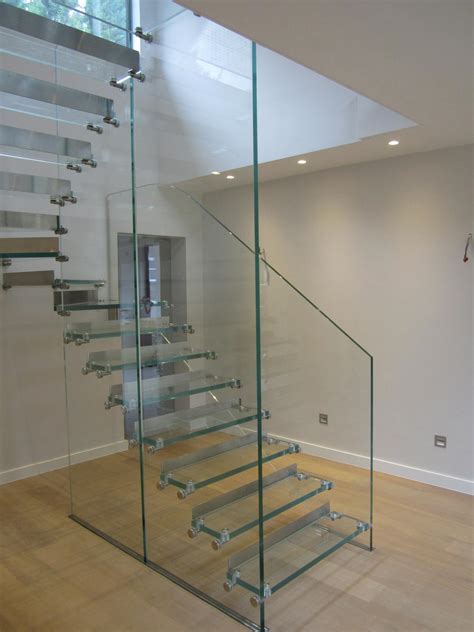 Glass Stairs Glass Facade Glass Floor And Entrance Portal Design By