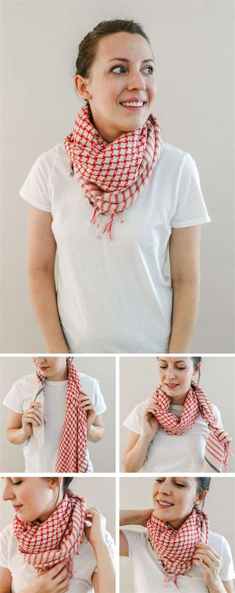 19 Super Stylish Ways To Tie A Scarf With Video Tutorial Hello Glow Anhvu Food