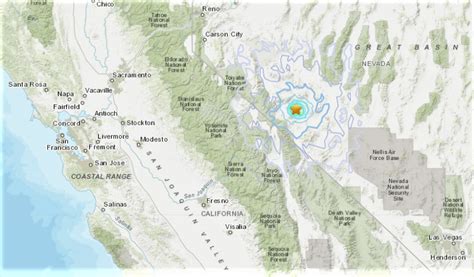 Earthquake Swarm Same Nevada Area Sees 55 Plus Quakes In Two Days