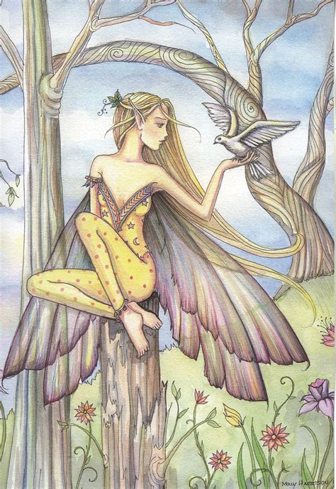 Woodland Fairy Fairy Paintings Fairy Artwork Pixies Fairies Elves