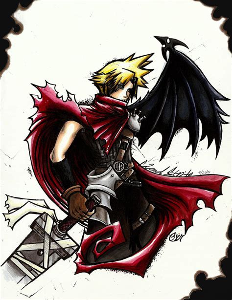 Kingdom Hearts I Cloud Strife By Soraxriku13 On Deviantart