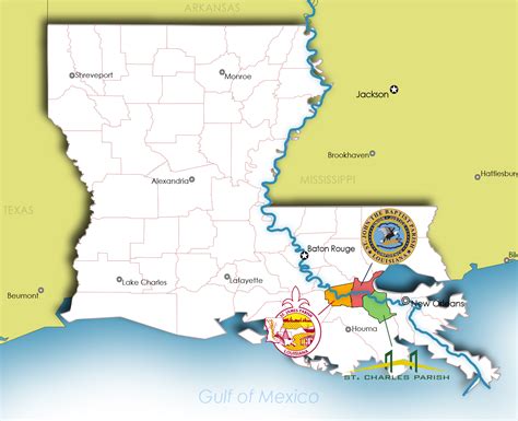 Port Of South Louisiana Map United States Map