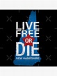 "New Hampshire “Live Free or Die” state motto T-Shirts & Products ...