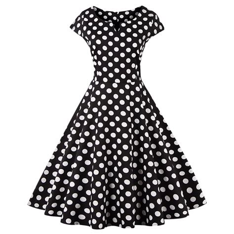 Kenancy Plus Size 4xl Women Retro Dress 50s 60s Vintage Rockabilly
