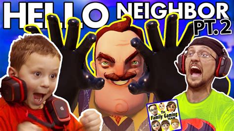 We Scared Our Blind Neighbor Fgteev Scary Hello Neighbor Horror Game