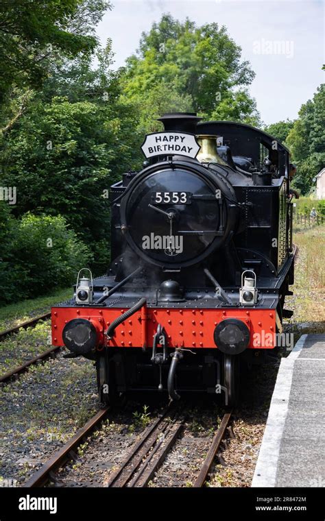 Bodmin Cornwall Uk June Steam Train At Bodmin General Railway