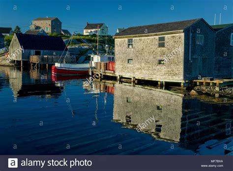 The Fishing Village Of Peggys Cove In Rural Nova Scotia Photo From