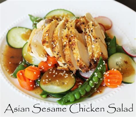 Asian Sesame Chicken Salad With Images Dinner Recipes Yummy Salad