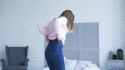 Too Tight Jeans Stock Videos And Royalty Free Footage Istock
