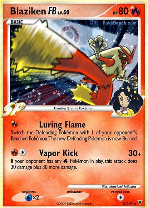 Blaziken will be your main attacker which will do a constant 90 damage to your opponent's pokemon. Blaziken FB -- Supreme Victors Pokemon Card Review | PrimetimePokemon's Blog