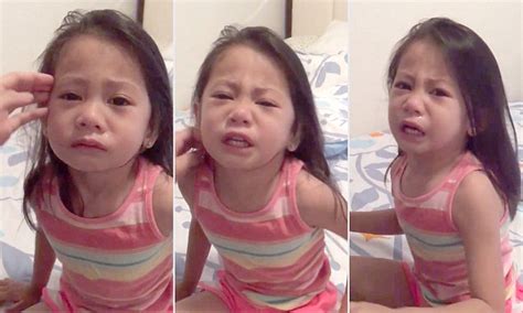 Girl Cries After Following Older Sister Into Bathroom And Seeing That Shes Menstruating Daily