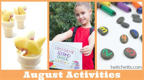 51 Fun August Activities For Preschoolers To Make Twitchetts
