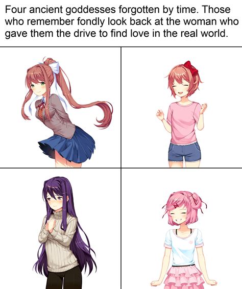 A Bittersweet Wholesome Meme From The Future Ddlc