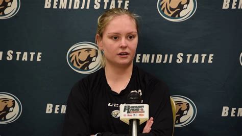 Bemidji State Women S Hockey Media Day Jan Youtube