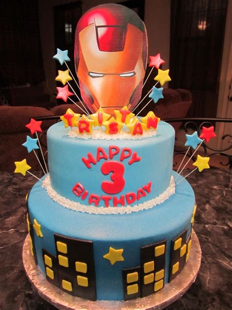 Here, we have some ideas: Iron Man Cakes - Decoration Ideas | Little Birthday Cakes