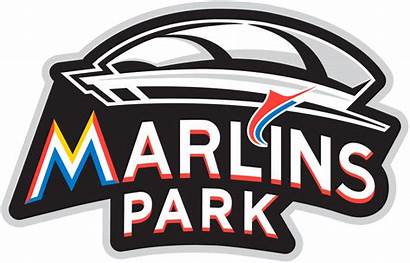 Marlins Miami Stadium Logos Clipart Park Sportslogos