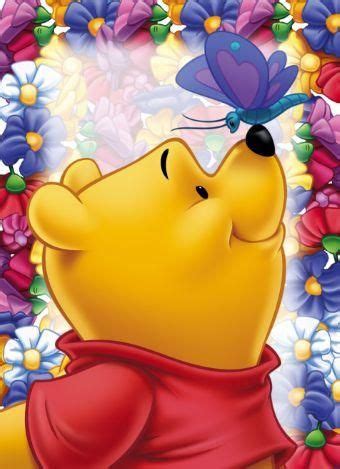 5D Diamond Painting Winnie the Pooh Butterfly Kisses Kit ディズニー 可愛い 壁紙