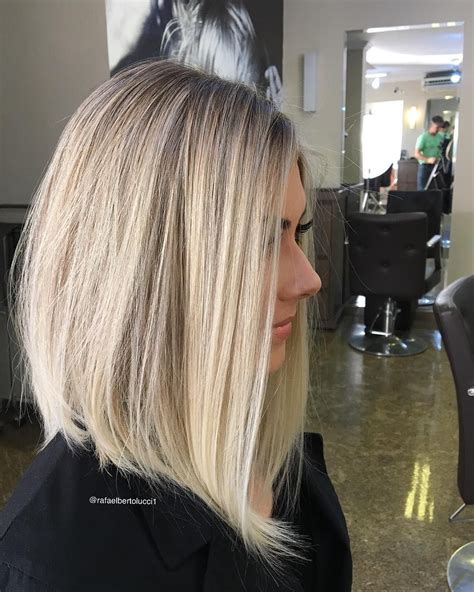 One of the most beneficial features of layers lies in that they can naturally create volume in fine hair. #longbob #babylights | Aline haircuts, Long bob hairstyles ...