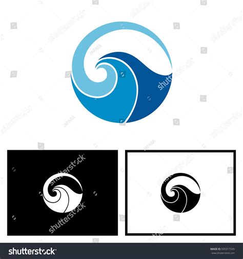 Blue Wave Logo Vector