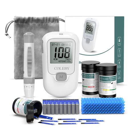 Ikza Blood Glucose Monitor Kit G B Diabetes Testing Kit With