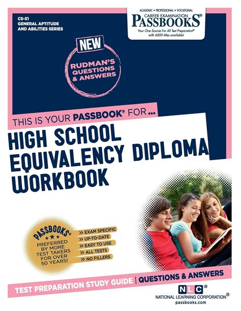 High School Equivalency Diploma Workbook Paperback