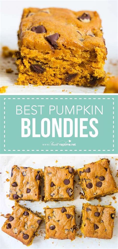 These Pumpkin Blondies Are Everything I Love About Fall The Pumpkin
