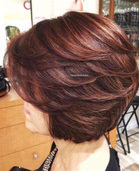 In both cases, it's important to pick a layered haircut that flatters your face and fits into your lifestyle. 80 Flattering Hairstyles for Women Over 50 of 2018 | Modern hairstyles, Hair styles, Medium hair ...