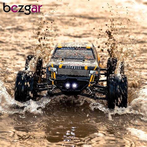 BEZGAR Hobbyist Grade 4x4 Waterproof RC Car, 1:12 Large Size Off Road ...