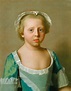 Portrait of Princess Caroline Matilda of Great Britain, Later Queen of ...