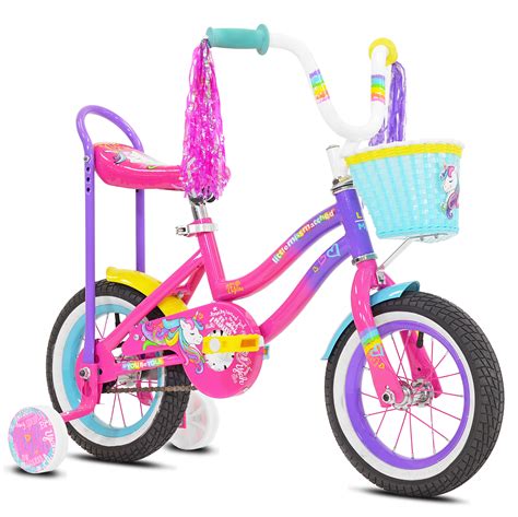 Littlemissmatched 12 In Let You Be You Unicorn Bike Pink And Purple