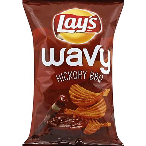 Lays Wavy Potato Chips Hickory Bbq Flavored Potato Mackenthuns