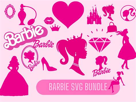Barbie Bundle SVG Barbie Vector Barbie Logo Barbie Birthday Barbie