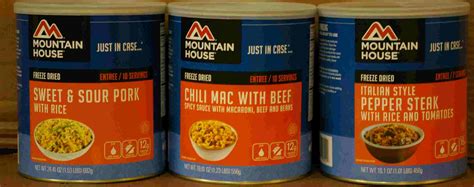 Mountain House Cans Ldp Camping Foods