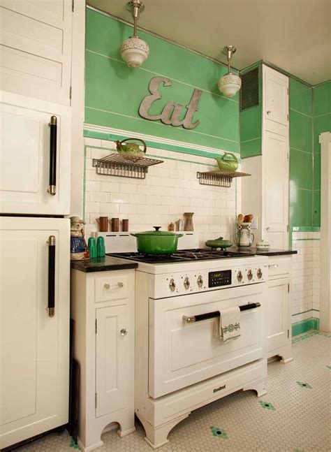 Decorate above your kitchen cabinets with objects that further your design vision. 32 Fabulous Vintage Kitchen Designs To Die For | DigsDigs