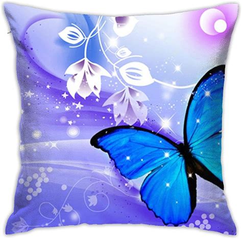 Ggdupp Flyaway Butterfly Funny Pillow Case Courtyard Decoration Pillow Cover Sofa